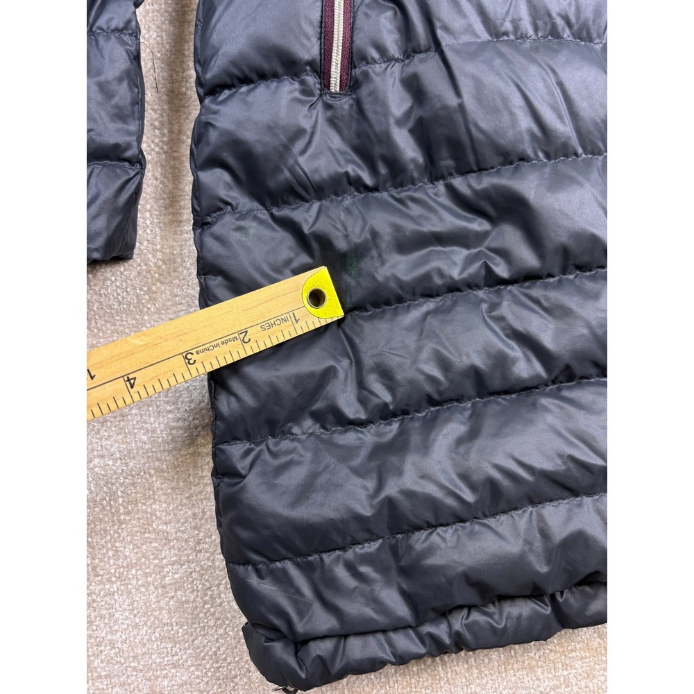 Lululemon Athletica Hooded Puffer Parka Jacket Black Size 10 Broken Zipper 4504 - Picture 4 of 10